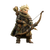 Blond Gnome Archer Vinyl Car Decal Sticker – Waterproof & UV-Resistant 3.4133333333333336"