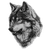 Hyperrealistic Wolf Tattoo V2 Vinyl Car Decal Sticker – Waterproof & UV-Resistant 6.826666666666667"