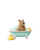 Baby Capybara Bath Vinyl Car Decal Sticker – Waterproof & UV-Resistant 4.0"