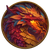 Flaming Dragon Medal Vinyl Car Decal Sticker – Waterproof & UV-Resistant 6.826666666666667"