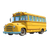Cartoon School Bus V4 Vinyl Car Decal Sticker – Waterproof & UV-Resistant 3.4133333333333336"