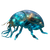 Biomechanical Ladybird Vinyl Car Decal Sticker – Waterproof & UV-Resistant 3.4133333333333336"