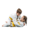 Children Practicing Jiu Jitsu Vinyl Car Decal Sticker – Waterproof & UV-Resistant 3.4133333333333336"