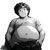 Bloated Manga Man Vinyl Car Decal Sticker – Waterproof & UV-Resistant 6.826666666666667"