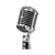 Vintage Silver Microphone Vinyl Car Decal Sticker – Waterproof & UV-Resistant 6.826666666666667"