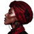 Ethereal Nigerian Beauty Vinyl Car Decal Sticker – Waterproof & UV-Resistant 3.4133333333333336"