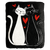 Stylized Cats In Love Vinyl Car Decal Sticker – Waterproof & UV-Resistant 3.4133333333333336"