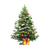 Christmas Tree Decor V2 Vinyl Car Decal Sticker – Waterproof & UV-Resistant 3.4133333333333336"