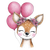 Baby Deer Balloons Vinyl Car Decal Sticker – Waterproof & UV-Resistant 3.4133333333333336"
