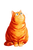 Chubby Cat Charlie Vinyl Car Decal Sticker – Waterproof & UV-Resistant 4.4