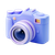 3D Camera Icon V2 Vinyl Car Decal Sticker – Waterproof & UV-Resistant 3.4133333333333336"