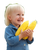 Joyful Child Eating Vinyl Car Decal Sticker – Waterproof & UV-Resistant 3.4133333333333336"