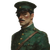 Dieselpunk Military Officer Vinyl Car Decal Sticker – Waterproof & UV-Resistant 3.4133333333333336"