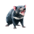 Tasmanian Devil Art Vinyl Car Decal Sticker – Waterproof & UV-Resistant 3.4133333333333336"