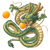 Shenron With Dragon Ball Vinyl Car Decal Sticker – Waterproof & UV-Resistant 3.4133333333333336"