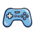 Blue Game Controller V3 Vinyl Car Decal Sticker – Waterproof & UV-Resistant 6.826666666666667"