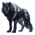 Mystical Patterned Wolf Vinyl Car Decal Sticker – Waterproof & UV-Resistant 6.826666666666667"