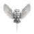 Mystical Barn Owl V2 Vinyl Car Decal Sticker – Waterproof & UV-Resistant 3.4133333333333336"