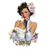 Vintage Hollywood Girl Vinyl Car Decal Sticker – Waterproof & UV-Resistant 3.4133333333333336"