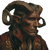 Horned Tiefling Sorcerer Vinyl Car Decal Sticker – Waterproof & UV-Resistant 3.4133333333333336"