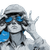 Rebellious Cyberpunk Figure V2 Vinyl Car Decal Sticker – Waterproof & UV-Resistant 3.4133333333333336"
