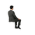 Floating Businessman V2 Vinyl Car Decal Sticker – Waterproof & UV-Resistant 6.826666666666667"