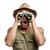 Man With Binoculars V9 Vinyl Car Decal Sticker – Waterproof & UV-Resistant 3.4133333333333336"