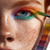 Rainbow Pride Makeup Vinyl Car Decal Sticker – Waterproof & UV-Resistant 3.4133333333333336"