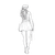 Woman Walking Barcelona Vinyl Car Decal Sticker – Waterproof & UV-Resistant 3.4133333333333336"