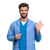 Handsome Doctor Smiling Vinyl Car Decal Sticker – Waterproof & UV-Resistant 3.4133333333333336"