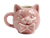 Pink Cat Mug Vinyl Car Decal Sticker – Waterproof & UV-Resistant 3.0933333333333333"