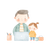 Child And Dad Vinyl Car Decal Sticker – Waterproof & UV-Resistant 3.4133333333333336"