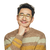 Smiling Korean Man V7 Vinyl Car Decal Sticker – Waterproof & UV-Resistant 3.4133333333333336"