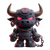 Cyber Bull Warrior Vinyl Car Decal Sticker – Waterproof & UV-Resistant 3.4133333333333336"
