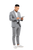 Man Holding Tablet V3 Vinyl Car Decal Sticker – Waterproof & UV-Resistant 8.96"