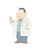 Doctor With Chalk Vinyl Car Decal Sticker – Waterproof & UV-Resistant 8.0"