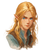 Golden-Haired Elf Wizard Vinyl Car Decal Sticker – Waterproof & UV-Resistant 3.4133333333333336"