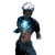 Demonic Anime Warrior Vinyl Car Decal Sticker – Waterproof & UV-Resistant 3.4133333333333336"
