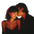 Romantic Rooftop Whisper Vinyl Car Decal Sticker – Waterproof & UV-Resistant 3.4133333333333336"