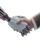 Ai-Human Handshake V4 Vinyl Car Decal Sticker – Waterproof & UV-Resistant 4.0"