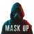 Mask Up Vinyl Car Decal Sticker – Waterproof & UV-Resistant 3.4133333333333336"