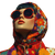 Mysterious Floral Figure V2 Vinyl Car Decal Sticker – Waterproof & UV-Resistant 6.826666666666667"
