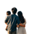 Asian Family Backview Vinyl Car Decal Sticker – Waterproof & UV-Resistant 3.4133333333333336"