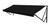 Lippert Components Awning V000231439 Solera; Patio Awning; Power or Hybrid Hardware Kit Must Be Purchased Separately; 12 Foot Length x 8 Foot Extension; Solid Black; Anti-Scuff/Anti-Mildew Fabric; Black Weather Guard; Black Casting