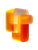 Orange Tech Icon Vinyl Car Decal Sticker – Waterproof & UV-Resistant 8.213333333333333"