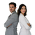 Business Duo Portrait Vinyl Car Decal Sticker – Waterproof & UV-Resistant 3.4133333333333336"