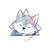 Kawaii Wolf Vinyl Car Decal Sticker – Waterproof & UV-Resistant 6.826666666666667"