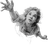 Floating Woman Drawing V3 Vinyl Car Decal Sticker – Waterproof & UV-Resistant 3.4133333333333336"