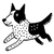 Running Aussie Shepherd V3 Vinyl Car Decal Sticker – Waterproof & UV-Resistant 6.826666666666667"