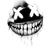 Sinister Smiley Face Vinyl Car Decal Sticker – Waterproof & UV-Resistant 6.826666666666667"